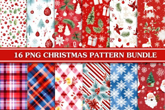 Download Christmas Watercolor Seamless Pattern - Watercolor Collection