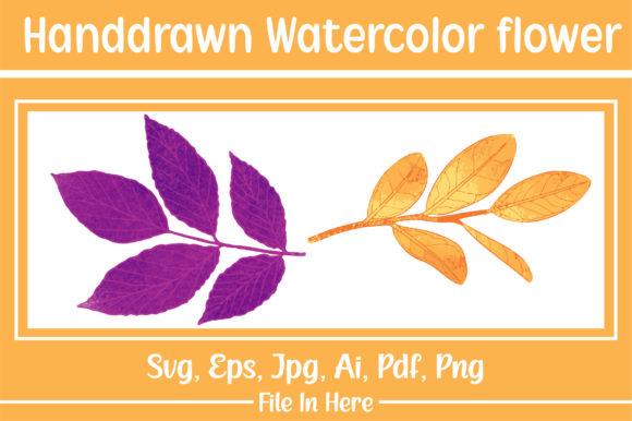 Download Watercolor Leaf Vector Illustration - Watercolor Collection