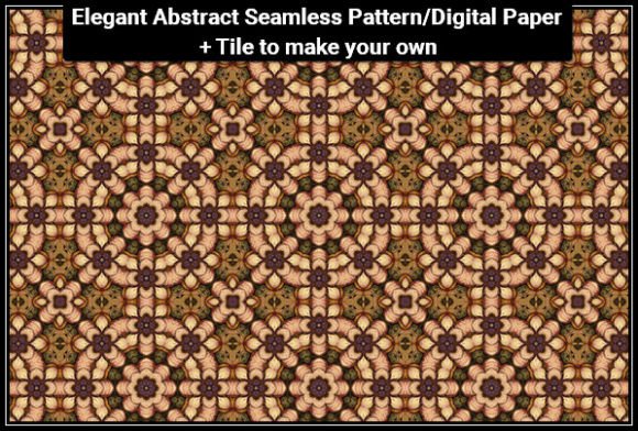 Download Elegant Seamless Pattern &amp; Tile #005 - Premium Resources