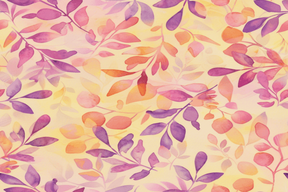 Download Watercolor Leaves Pattern - Watercolor Collection