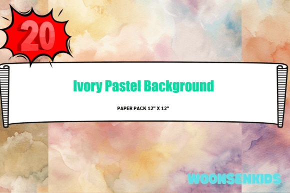 Download Popular Ivory Pastel Background Watercolor Png Kdp Digital Paper - Watercolor Collection