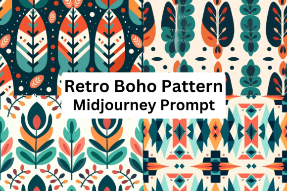 Download Prompt for Retro Boho Pattern - Boho pattern Collection