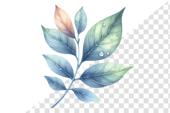 Download SpringDew Watercolor Leaf Clipart - Watercolor Collection
