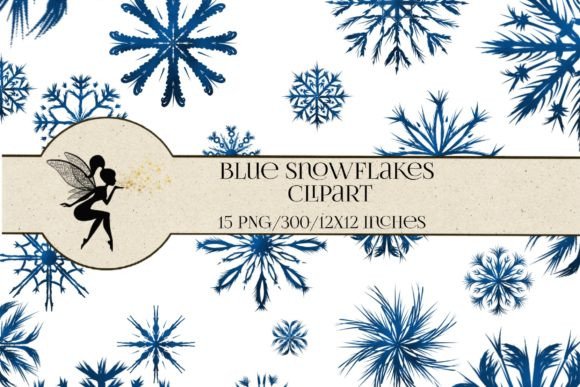 Download Blue Snowflakes Clipart, 15 PNG Xmas - Blue Collection