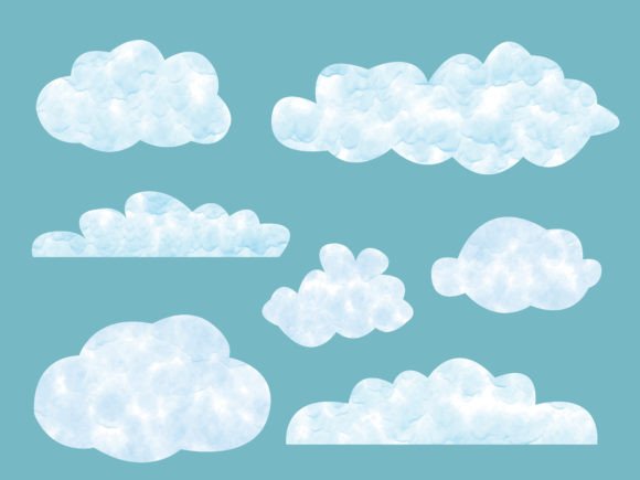 Download Watercolor Clouds Clipart - Watercolor Collection