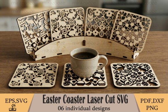 Download Easter Coaster Laser Cut Bundle - Coast Collection