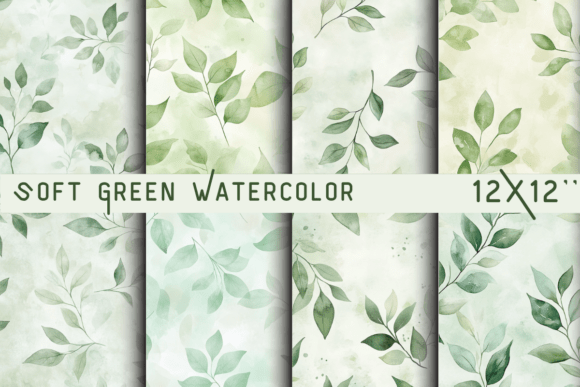 Download Soft Green Watercolor Background - Watercolor Collection