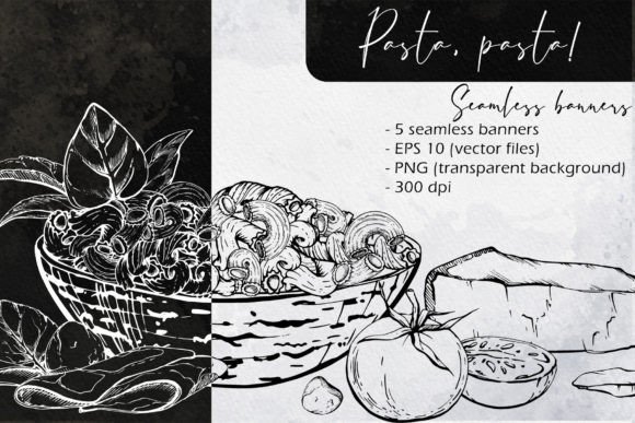 Download Pasta - Pasta: Seamless Banners - Banner Collection