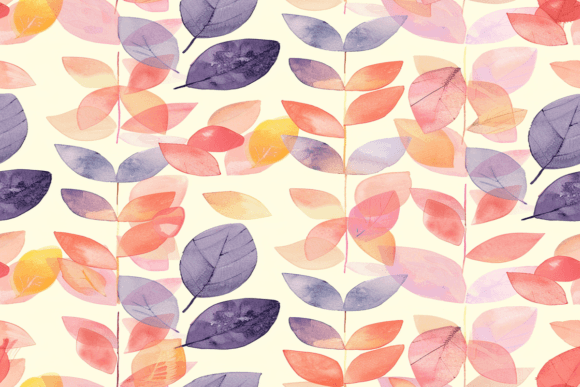 Download Watercolor Leaves Pattern - Watercolor Collection