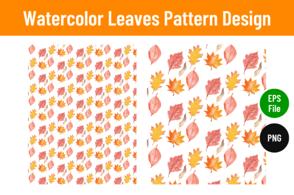 Download Watercolor Leaves Pattern Design - Watercolor Collection